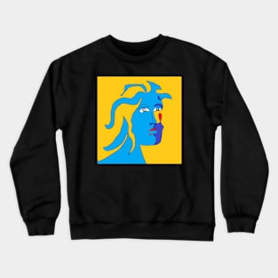 artist in thought Crewneck Sweatshirt